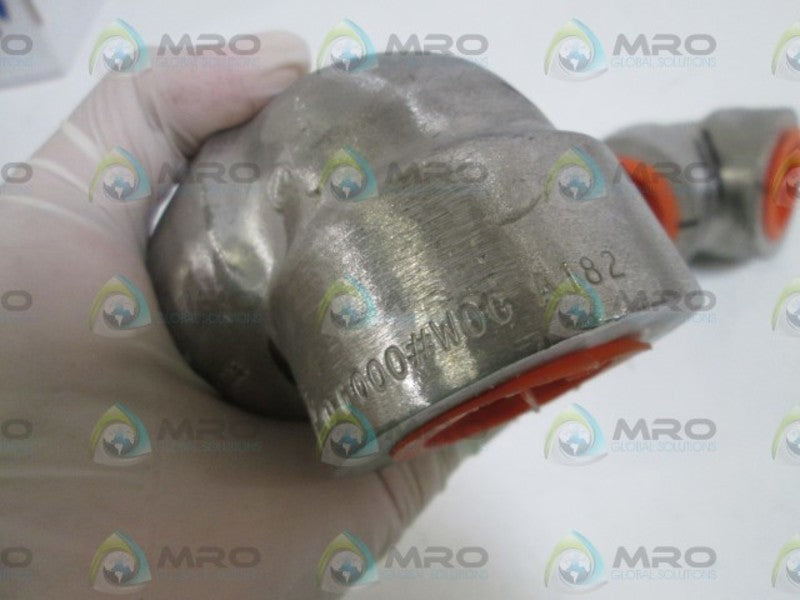 LOT OF 2 LADISH ELBOW 1" 6000WOG A182F304S4GXL NSNP