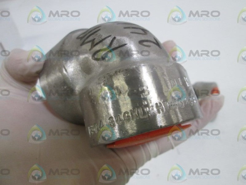 LOT OF 2 LADISH ELBOW 1" 6000WOG A182F304S4GXL NSNP