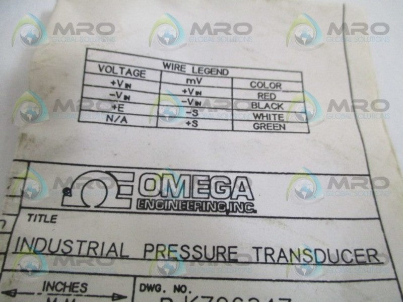 OMEGA PX181-100G5V PRESSURE TRANSDUCER NSNP
