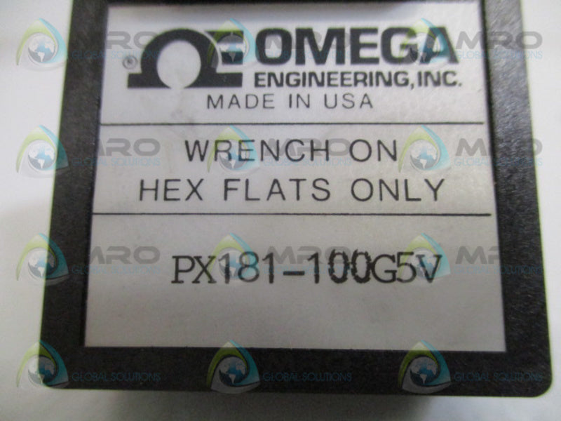 OMEGA PX181-100G5V PRESSURE TRANSDUCER NSNP