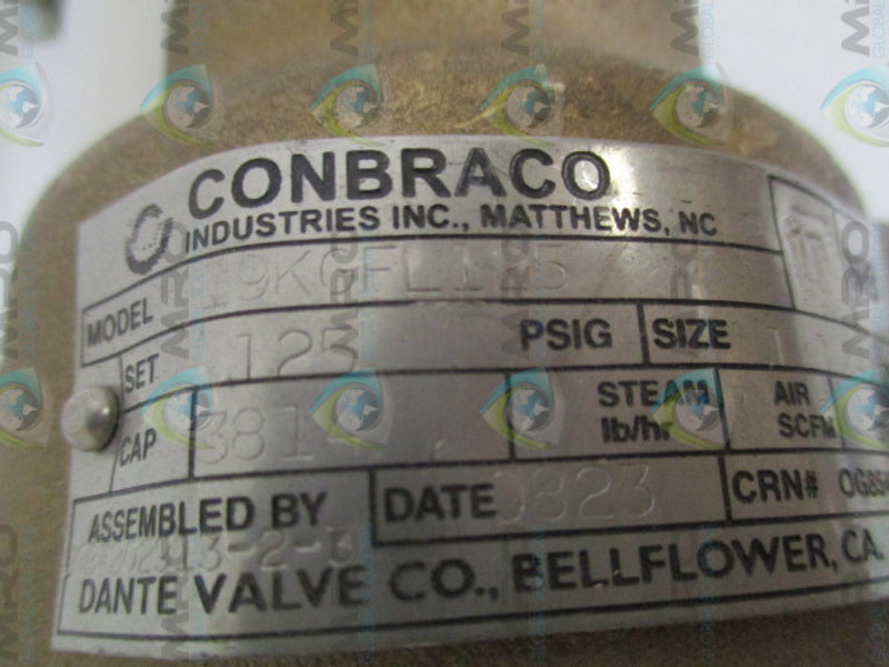 CONBRACO 19KGFL125 SOLENOID VALVE 1-1/4"  NSNP