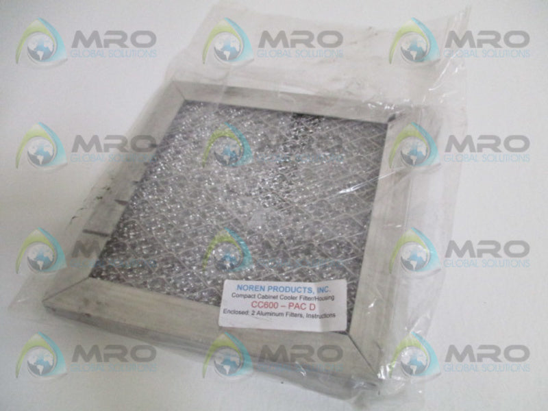NOREN CC600-PACD COMPACT CABINET COOLER FILTER/HOUSING NSNP