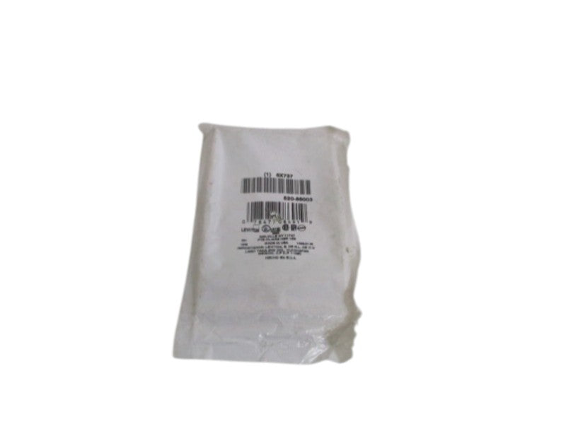 LEVITON 86003 1-GANG DUPLEX RECEPTACLE PLATE NSMP