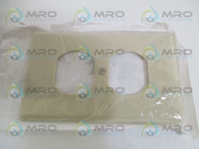 LEVITON 86003 1-GANG DUPLEX RECEPTACLE PLATE NSMP