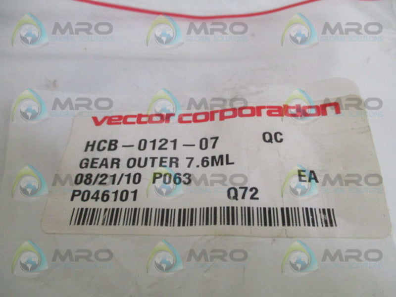 VECTOR HCB-0121-07 GEAR OUTER 7.6ML NSMP