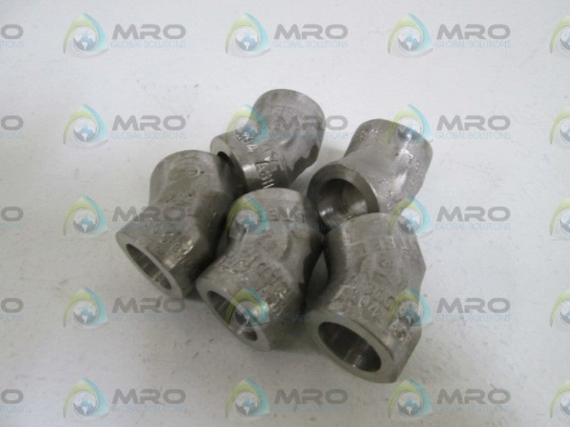 LOT OF 5 LADISH ELBOW 3/8" 3000WOG F304ASH2 NSNP