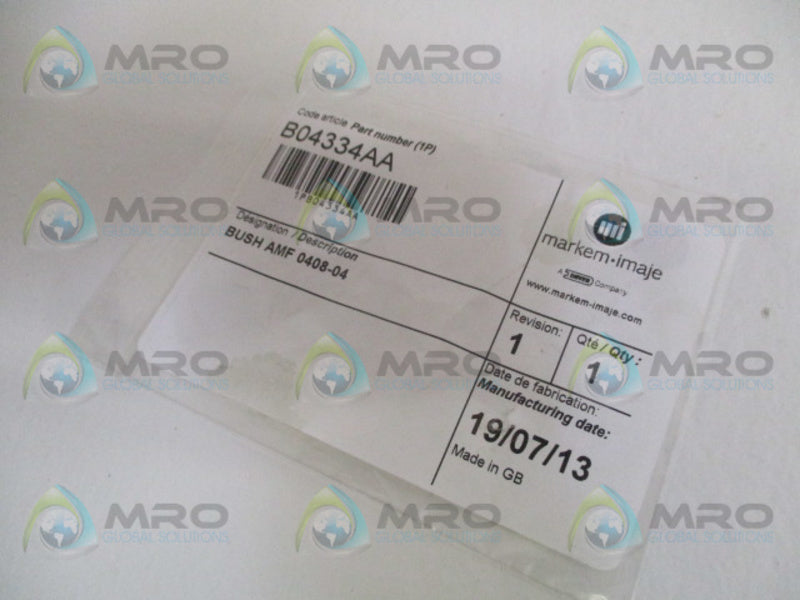 MARKEM IMAJE B04334AA BUSHING NSMP