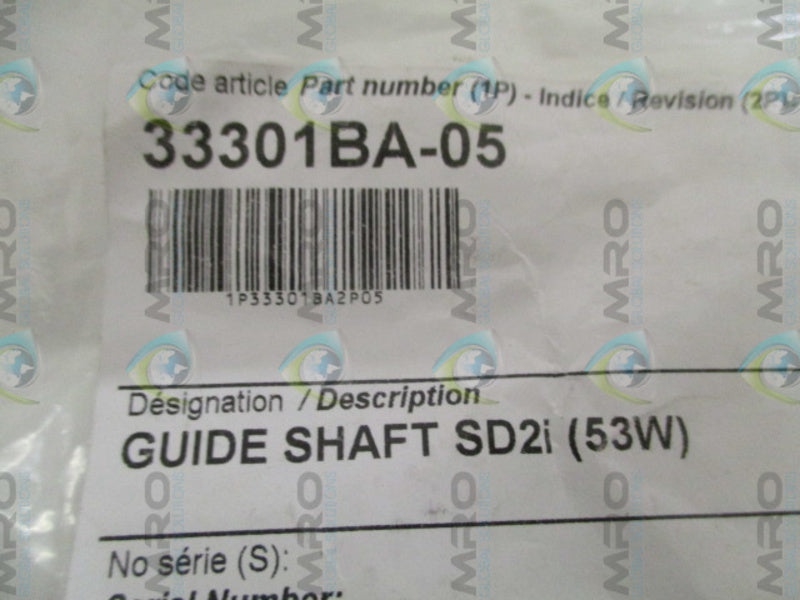 MARKEM IMAJE 33301BA-05 GUIDE SHAFT SD2i NSMP