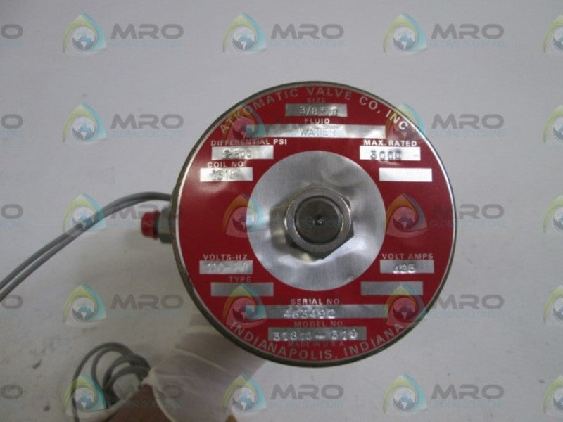 ATKOMATIC VALVE CO, INC. VALVE 31810-319  NSNP