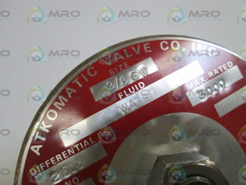ATKOMATIC VALVE CO, INC. VALVE 31810-319  NSNP