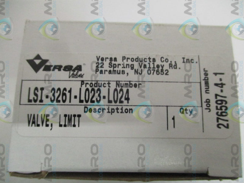 VERSA LSI-3261-L023-L024 LIMIT VALVE  NSMP