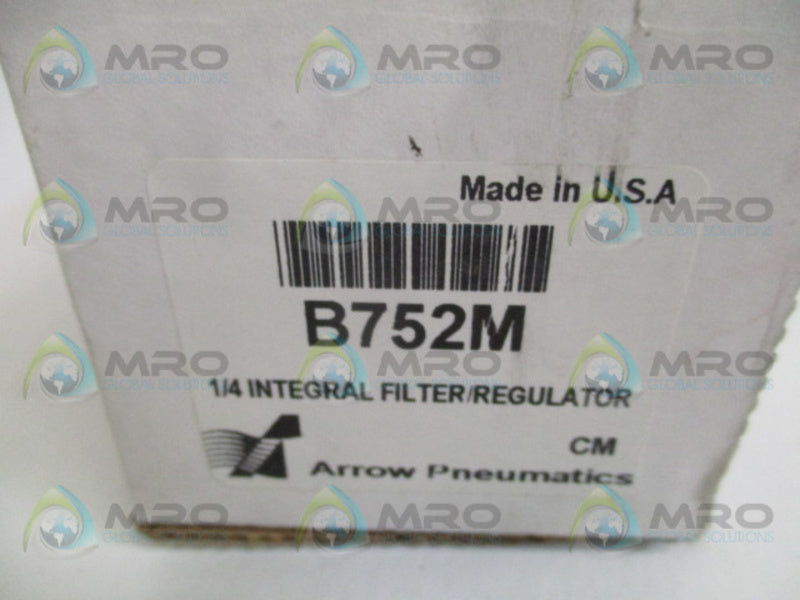 ARROW PNEUMATICS B752M FILTER/REGULATOR 1/4"  NSMP