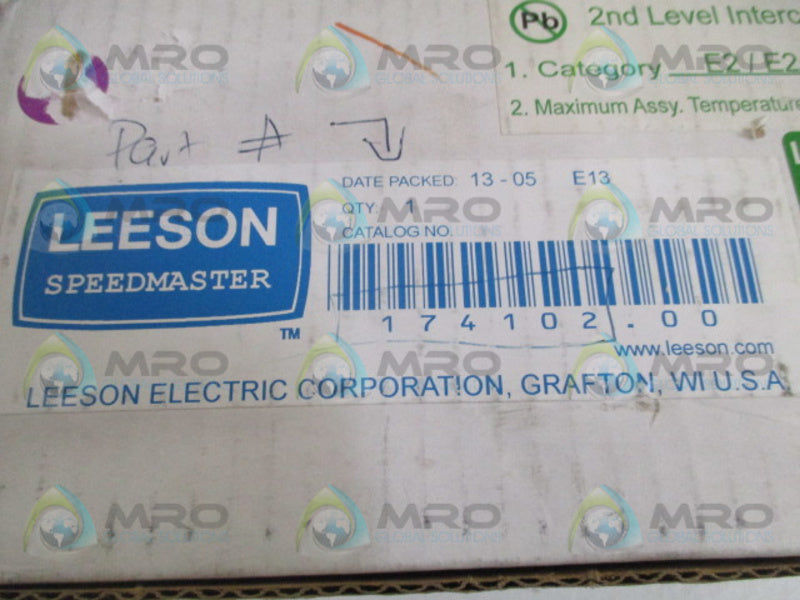 LEESON 174102.00 ADJUSTABLE SPEED DC MOTOR CONTROL NSMP