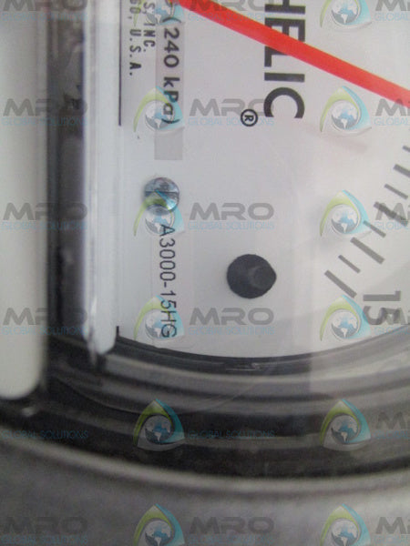 DWYER A3000-15HG PRESSURE SWITCH 0-15 HG  UNMP