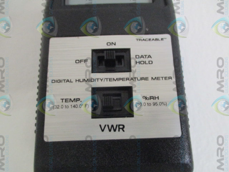 TRACEABLE VWR DIGITAL HUMIDITY/TEMPERATURE METER NSMP