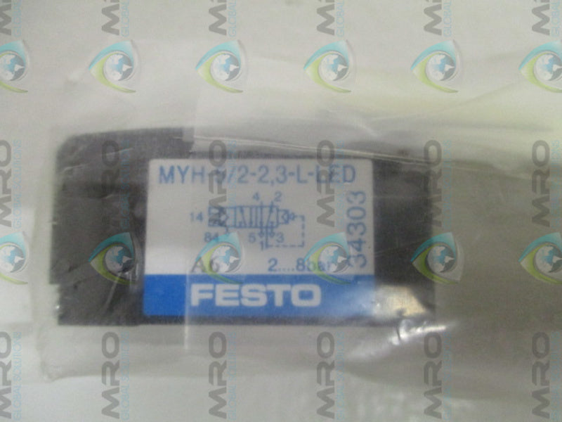 FESTO MYH-5/2-2,3-L-LED PNEUMATIC SOLENOID VALVE  NSMP