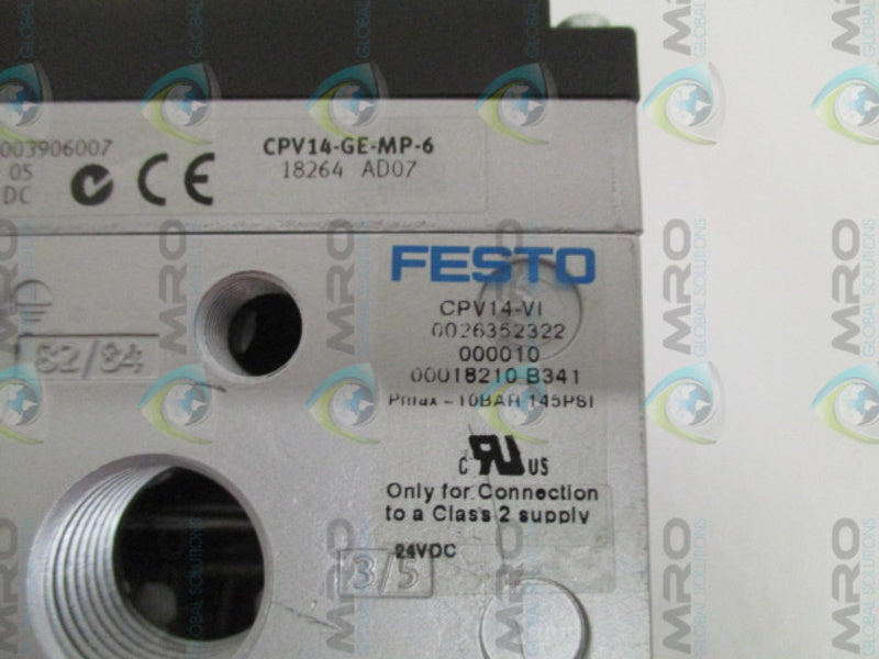 FESTO CPV14-VI CPV14-GE-MP-6 NSNP