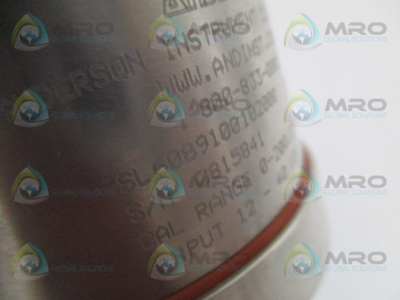 ANDERSON SL6089100102000 LEVEL TRANSMITTER 0-200.0"WC 12-40VDC  NSNP