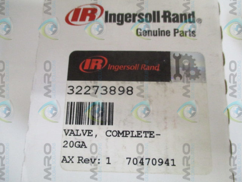 INGERSOLL RAND 32273898 COMPLETE-20GA VALVE NSMP
