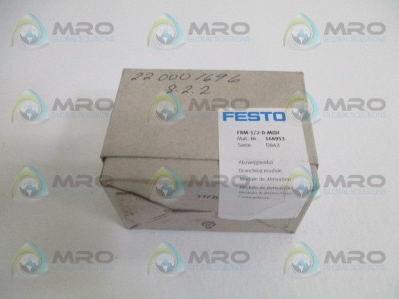 FESTO FRM-1/2-D-MIDI BRANCHING MODULE  NSFS