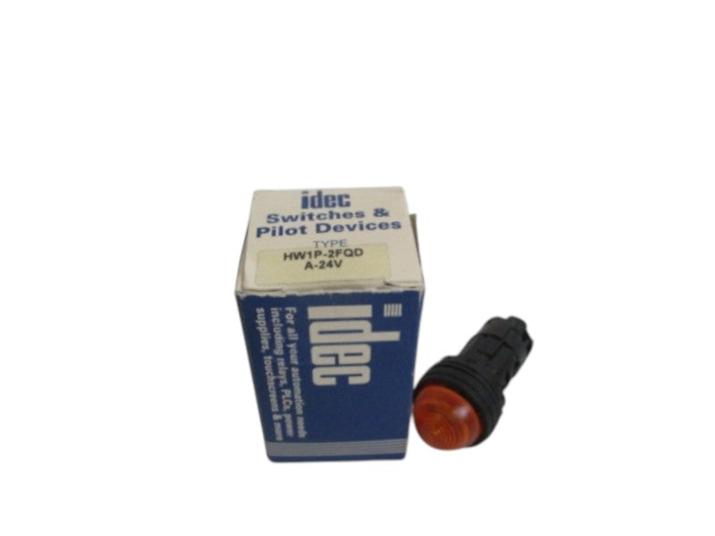 IDEC HW1P-2FQD-A-24V AMBER PILOT LIGHT NSMP