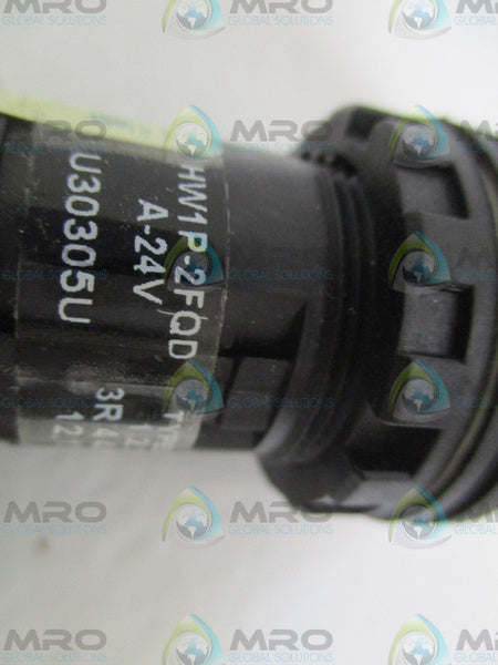 IDEC HW1P-2FQD-A-24V AMBER PILOT LIGHT NSMP