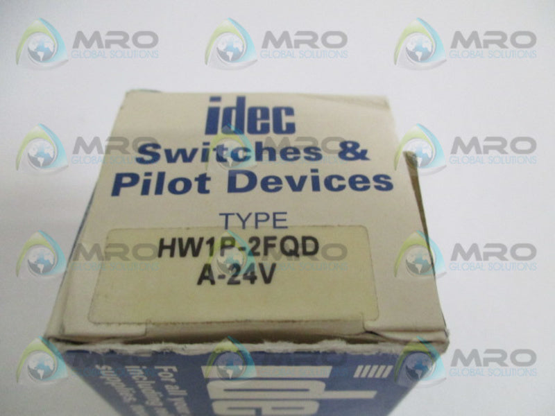 IDEC HW1P-2FQD-A-24V AMBER PILOT LIGHT NSMP