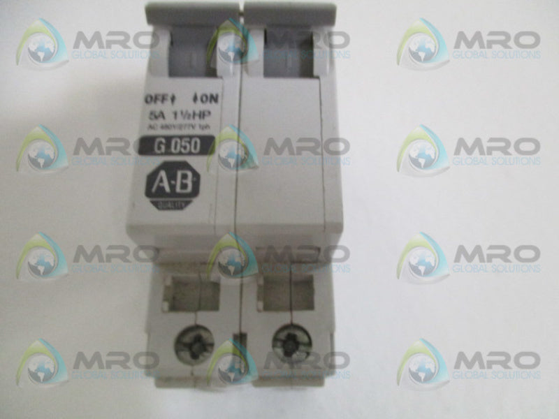 ALLEN BRADLEY 1492-CB2G050 SER. C CIRCUIT BREAKER 5A  UNMP