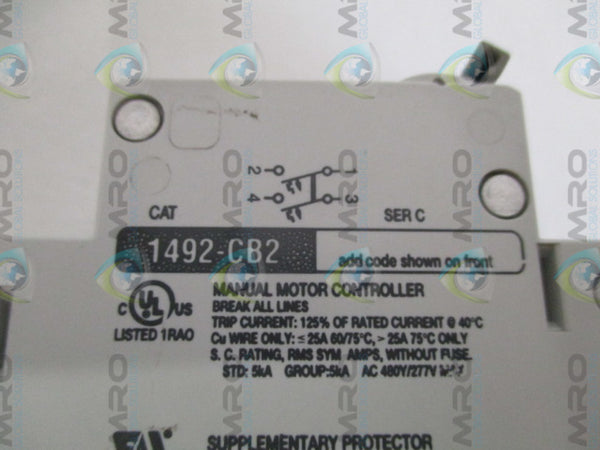 ALLEN BRADLEY 1492-CB2G320 SER. C CIRCUIT BREAKER 32A  UNMP
