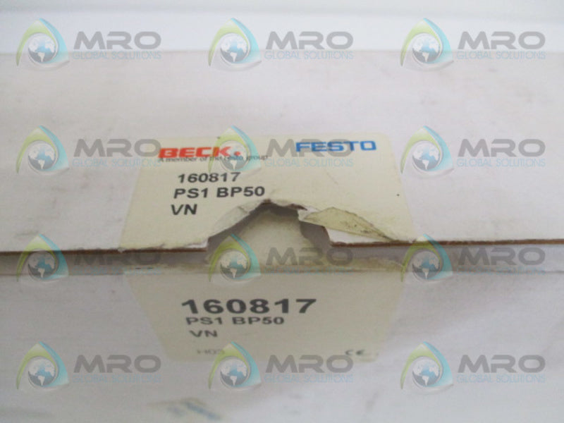 FESTO PS1BP50 BECK MODULE SLOT  NSMP