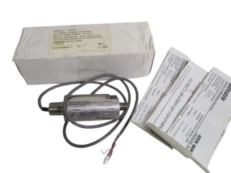 BARKSDALE 425X-04 PRESSURE TRANSDUCER 0-100 PSIG  NSMP