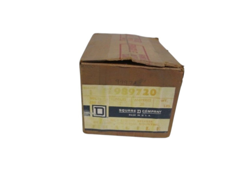 SQUARE D CIRCUIT BREAKER 989720 480V NSMP