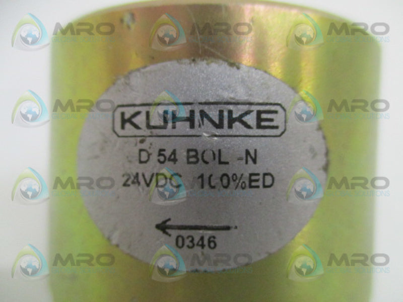 KUHNKE D54BOL-N ROTARY SOLENOID 24VDC (AS PICTURED) UNMP