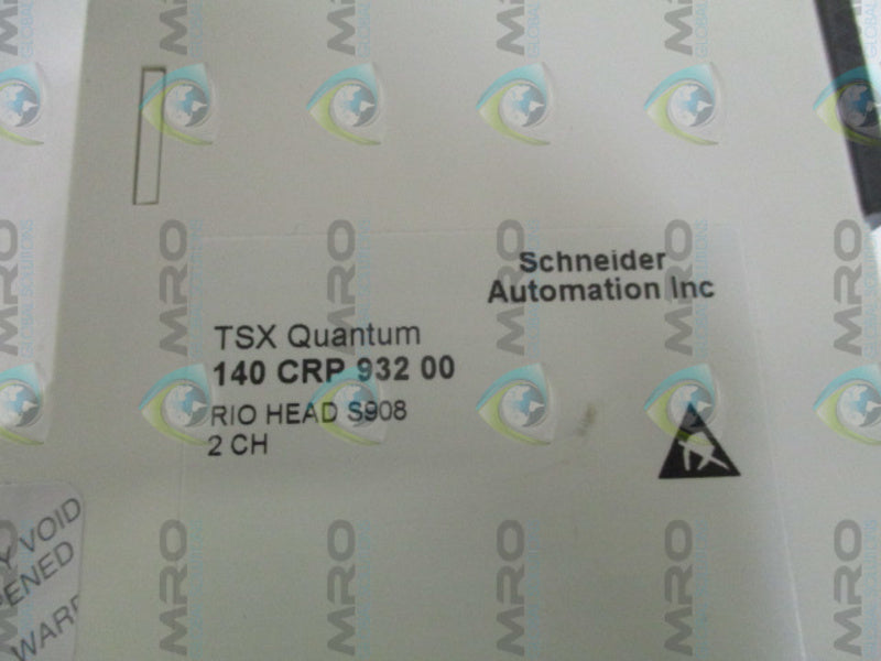 SCHNEIDER TSX QUANTUM 140CRP93200 RIO HEAD MODULE  UNMP