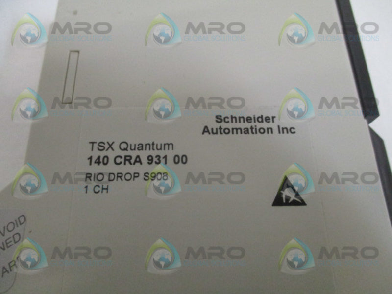 SCHNEIDER TSX QUANTUM 140CRA93100 RIO DROP MODULE NSNP