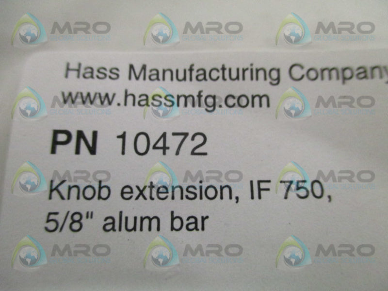 HASS 10472 KNOB EXTENSION 5/8"  NSNP