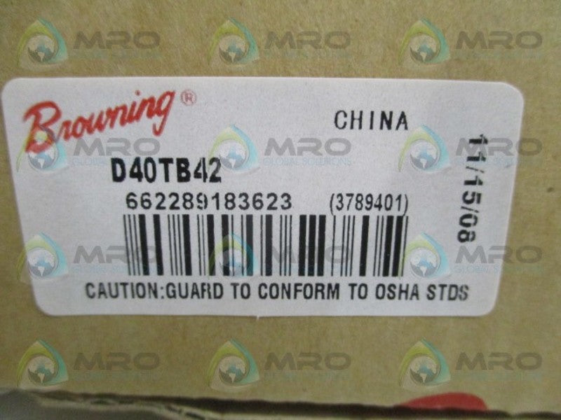 BROWNING D40TB42 TAPERLOCK SPROCKET  NSFS