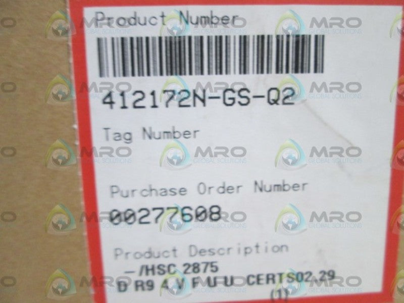 FLOWSERVE 412172N-GS-Q2 NSMP