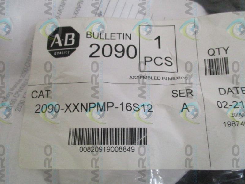 INDUSTRIAL SPARE PART 2090-XXNPMP-16S12 SER. A POWER CABLE  NSMP