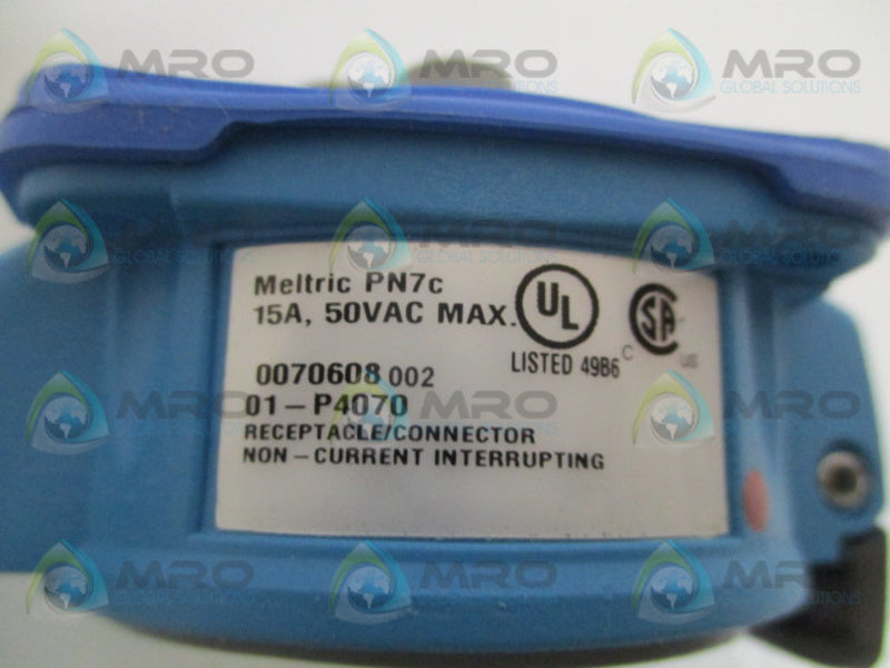 MELTRIC 01-P4070 RECEPTACLE/CONNECTOR NSMP