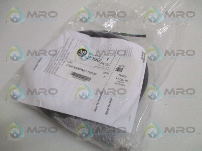 ALLEN BRADLEY 2090-XXNPMP-16S09 SER. A POWER CABLE * NEW IN FACTORY BAG *