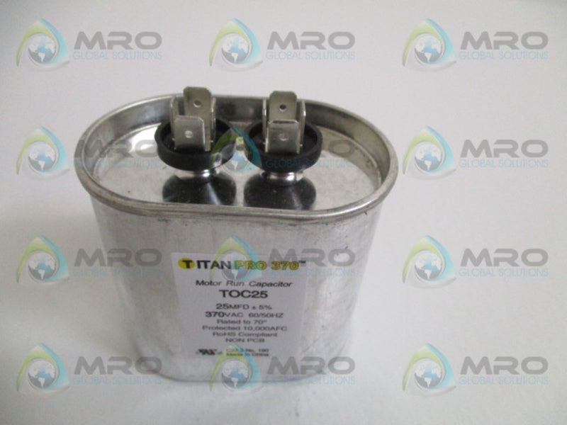 TITAN PRO TOC25 MOTOR RUN CAPACITOR 370VAC NSMP