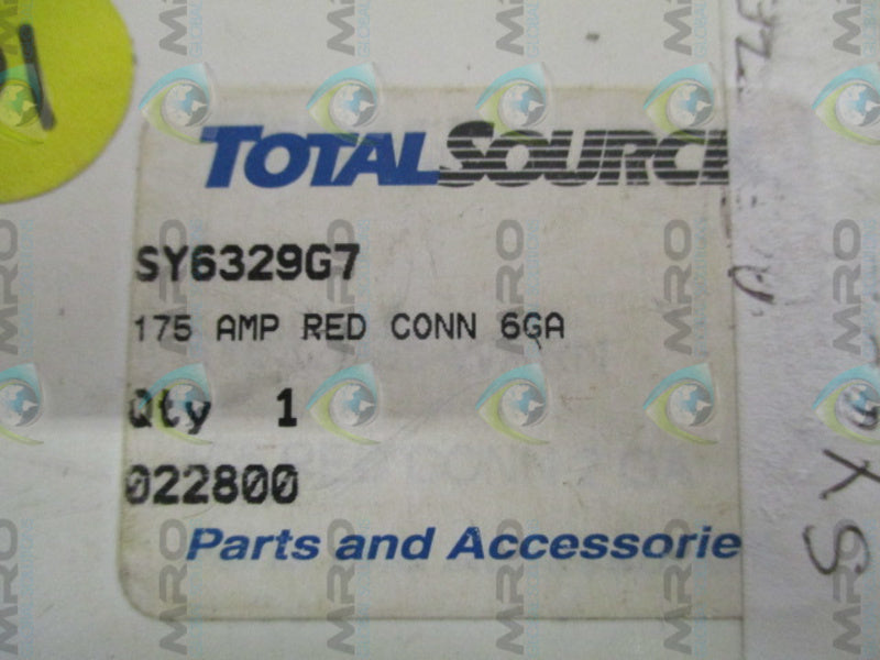 TOTAL SOURCE SY6329G7 RED CONNECTOR NSMP
