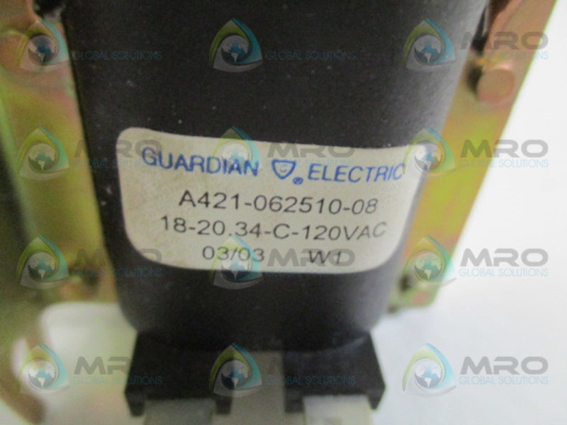 GUARDIAN ELECTRIC A421-062519-08 SOLENOID COIL 120VAC NSMP