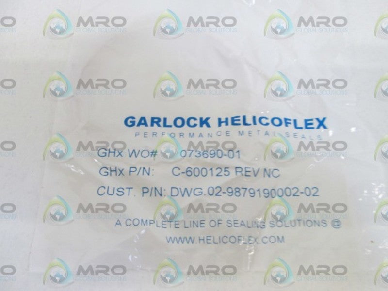 GARLOCK HELICOFLEX METAL SEAL C-600125 REV. NC  NSMP
