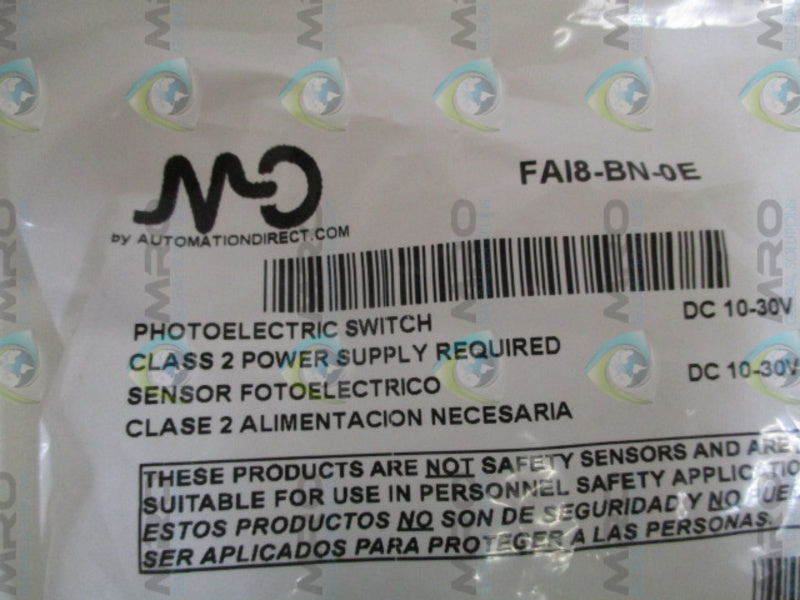 AUTOAMTION DIRECT FAI8-BN-0E PHOTOELECTRIC SWITCH  NSMP