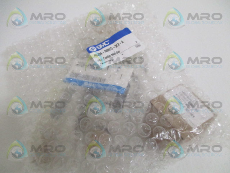SMC AC20A-N02CG-3CZ-A FILTER LUBRICATOR COMBO MODULAR NSMP