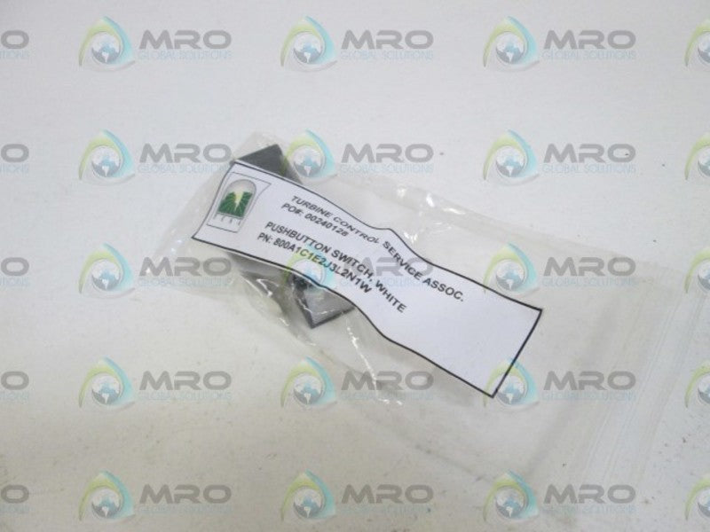 TURBINE CONTROL PUSHBUTTON SWITCH WHITE 800A1C1E2J3L2N1W NSNP