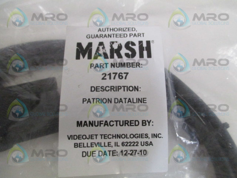 MARSH 21767 PATRION DATALINE CABLE CONNECTOR NSMP