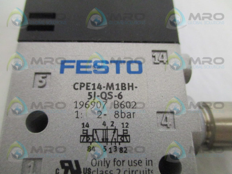 FESTO CPE14-M1BH-5J-QS-6 SOLENOID VALVE  NSMP